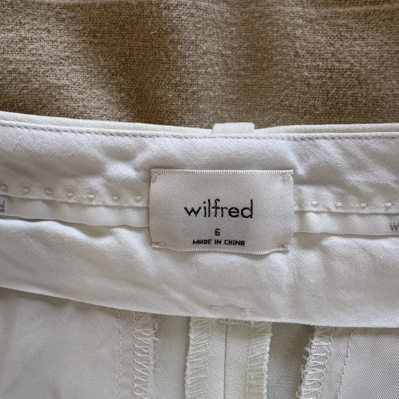 Wilfred | Aritzia cream effortless dress pant trousers size 6 business classic - Picture 5 of 7